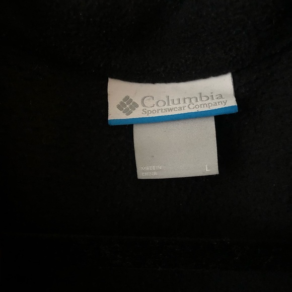 Men’s Columbia black fleece zip up jacket - Picture 2 of 4